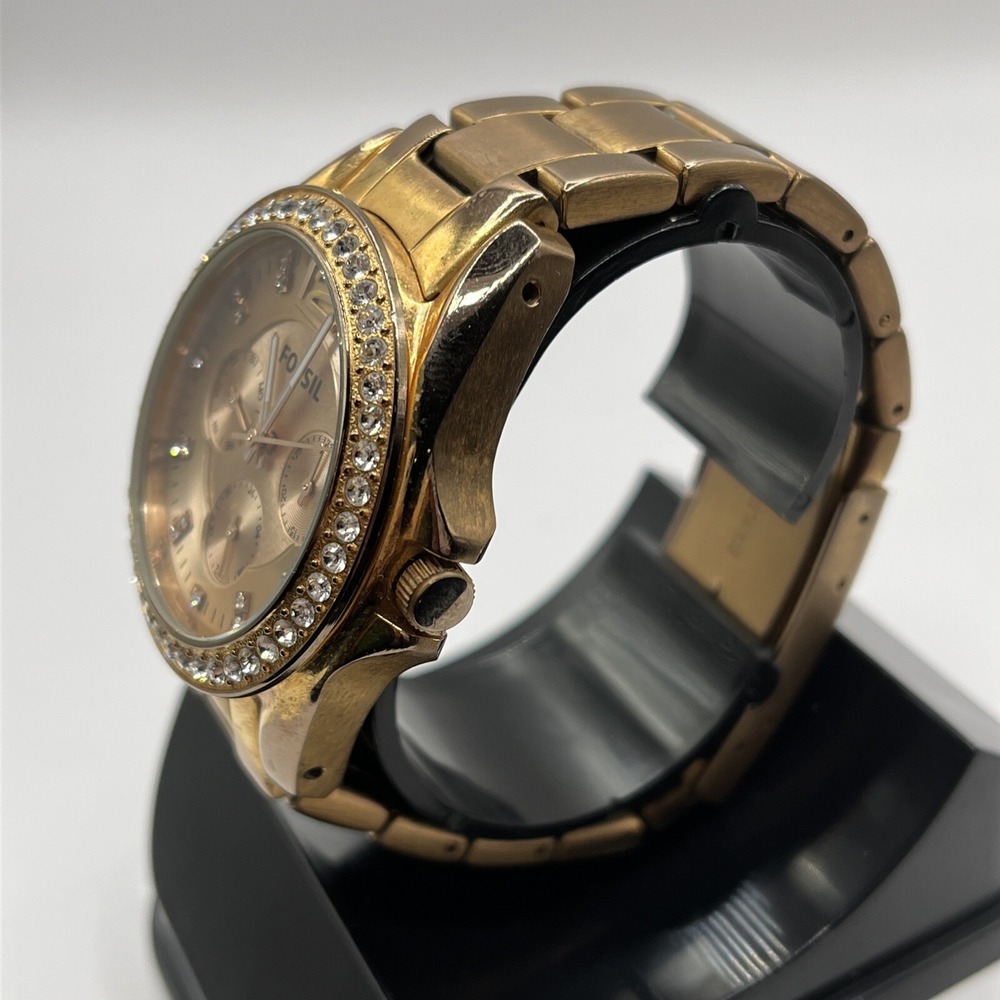 Fossil Riley Multi-Function Rose Gold-Plated Ladi… - image 3